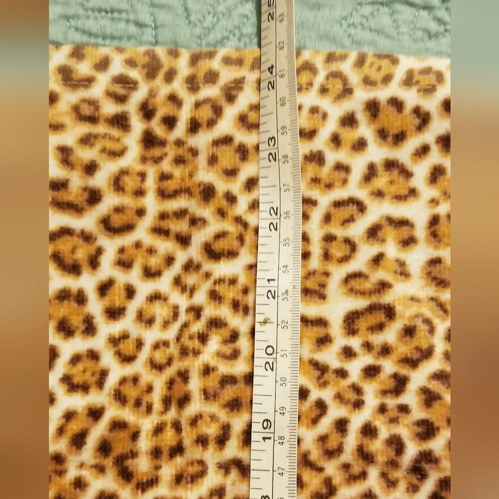 Cheetah Animal Print Bath Hand Towel
